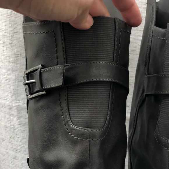 G by Guess Topaz Over the Knee Gray boots 9.5 (WILL SHIP WITHOUT THE BOX) - Picture 6 of 13